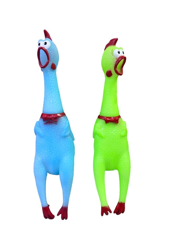 richtots Premium Rubber Chicken Toy 14" Screaming Squawking Practical Joke Prank Stuff Noisemaker Toys, Novelty Gag Gifts Party Favor Random 1Piece - Image 4
